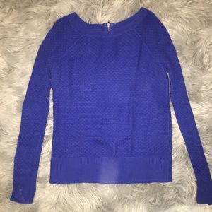 Royal blue sweater